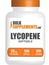 BulkSupplements.com Lycopen Softgels - Likopen dodatek, Antioksidanti dodatek - Gluten Free, 1 Softgel na serviranje (20mg), 120 Softgels (Pack of 1)