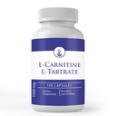 Čiste originalne sestavine L-karnitin L-tartrat (100 kapsul) vedno čist, brez dodatkov ali polnil, laboratorij preverjen