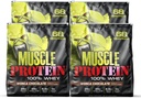 COLOSSAL LABS Muscle Whey Protein Aroured Protein Powder, 25.000 mg aminokislin/serviranje, hladno filtrirana (Packageing May Vary) (20 Pound (Pack of 4), Čokolada)
