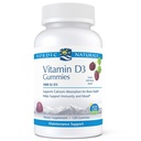 Nordic Naturals Pro Vitamin D3 Gummies, Wild Berry - 120 Gummies - 1000 IU Vitamin D3 - Dober okus - Zdrave kosti, Mood & Imunski sistem Funkcija - Non-GMO - 120 Serving