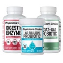 Fizik je Izpit Gut Gut Guardian paket: 60 milijard probiotik 30ct + Bloat & Plin probiotik 30ct + Prebavne encime 60ct