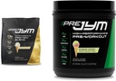 PRO JYM 45 Servings - Tahitian Vanilla Bean & Pre Jym Rainbow Sherbet, 30 Servings, Rainbow Sherbet, 1,8 funt (Pack of 1)