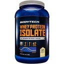 BODYTECH Whey Protein Isolate Powder - s 25 Grami beljakovin na Serving & BCAA - Idealno za post-workout izgradnjo mišic in rast, Vsebuje mleko in sojo - Vanilla (3 funt)