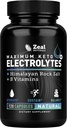 Keto Elektrolitski dodatek (120 kapsul) Največ Keto Elektroliti dodatki Tablete w Roza himalajska sol, B Vitamini, magnezij in kalij dodatek - Sol tablete in elektrolitske tablete