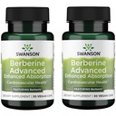 Swanson Berberine Napredno izboljšana absorpcija - Featuring Berbevis 550 mg 30 Veg caps (2 pakiranji)