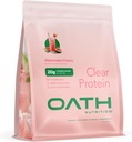 Oath Nutrition Clear Whey Isolate Protein Powder, Watermelon Fresca, 20g Popolne beljakovine na serviranje, brez dodanega sladkorja, travnato-krmna, 18 Servisi