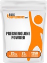 BulkSupplements.com Pregnenolone Powder - prehranska dopolnila, Pregnenolone 20mg - Pure & Gluten Free, 20mg na Serving, 25g (0,88 oz) (Pack of 1)