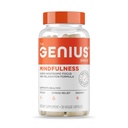 Genij Znamka Genij - Možgansko zdravje dopolnilo - podpira zdrave misli - mirno, energijo, spomin in fokus podpora - Ashwagandha, NeuroFactor & More - 30 Veggie tablete