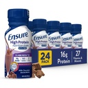 Zagotovite visoko beljakovin ustekleničen mleko čokoladno prehrano stresajte z vlakninami, pripravljenimi za pitje, 16g beljakovin in 27 vitaminov in mineralov, 8 fl oz, 24 Pack