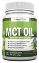MCT Oil - 3000mg na strežbo - 180 Softgels - narejen iz 100% organskih kokosov - brez GSO, hladne, Paleo prijazno kapsule - Super za fokus & Gut zdravje