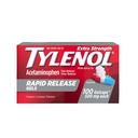 Tylenol Extra Strength Acetaminophen hitro sproščanje Geli, Pain Reliever & Fever Reducer, Gelcaps z lasersko drilled luknje za hitro sproščanje, Nežen na želodec, 500 mg na Gelcap, 100 Count OTC medicine