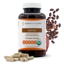 USDA Organske kapsule Cacao, 1000 mg, 120 Count - Surovo posušeni Teobroma Cacao fižol
