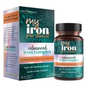 MyIron ProClinical by Purity Products - železo (Ferrous Bisglicinat Chelelate) + vitamin C (PureWay-C) - Nežen na Želodec - Nadzorovana absorpcija - Spodbuja zdrave rdeče krvne celice - 30 Število (1)