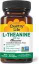 Country Life L-Theanin - 200 mg - 30 vegetarijanskih kapsul