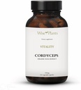 Gobe Cordyceps. Dual Extract, 30% polisaharidi, 500 mg 120 vegetakov (60-dnevna oskrba). za energijo, stamin, obnovo in visokogorsko podporo
