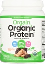 Orgain Organski veganski proteini v prahu, čokoladno arašidovo maslo - 21g rastlinskih beljakovin, nizko neto ogljikovih hidratov, nemaščobnih, brez glutena, brez laktoze, brez sladkorja, brez soje, Košir, 1,02 funt