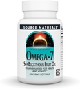 Vir Naturals Omega-7 Sea Buckthorn Sadno olje, ne-GMO, Vegansko-izviren za zdravje in vitalnost* - 60 Veganski softgels