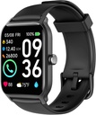 Smart Watch for Men(Odgovor/naredi klic),Alexa vgrajena,1.8"Fitness tracker with heart Rate Sleep SpO2 Monitor,100 Sport Mode,5ATM Vodoodporni sledilniki in smartwatchi za telefone iOS in Android