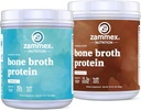 Zammex Protein Broth v prahu, čokolada + aroma Vanilla