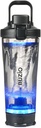 BUZIO Electric Protein Shaker Steklenica, 24 oz Stresajte Blender Steklenica, USB polnilne Blender steklenice za Protein Mixes Shaker skodelice, Prenosne velike športne vodne steklenice Izdelane s Tritan, Črna
