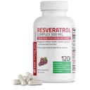 Bronson Resveratrol 500 Complex Standardizirano trans-resveratrol + izvleček grozdnega semena in rdečega vina, 120 kapsul