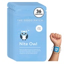 Dobra Patch Nite Owl Patch, Naravne spanja Patch podpora za otroke Bedtime s Tart Cherry, Kamilica, in Skullcap, rastlina Powered, Trajna sprostitev (36 Total Patches)
