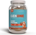 GenOne Whey Protein Powder Isolate, 25g beljakovin in 6,5g BCAA na serviranje, cimetov zvitek, nizko karb, hitro prebavljanje, 30 serverjev, 2,25 LB