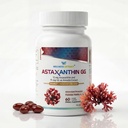 WELLNESS ExTRACT Astaksantin 12mg dodatek – AstaREALTM Astaksantin z GG-Gold® Geranilgeraniol & DeltaGold® Tocotrienols, Močni antioksidanti za oči, kožo in srce podpora za zdravje – 60 Softgels
