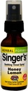 Zelišča Etc. Singer's Saveing Grace Medena Lemon – Zeliščni Remedy za grlo Comfort – Pomirjujoče, Hydrating Podpora z Licorice – Alkohol na osnovi – 1 fl oz (75 Serving)