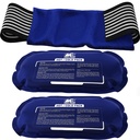Ledeni paketi za poškodbe, ki se lahko ponovno uporabijo (3-piece set) – Vroč in hladen ledeni komplet Therapy Gel Ovitek Podpora – Podpira okrevanje, skupno in mišično bolečino – kolena, nazaj in več (3 kos set - Classic)