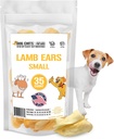 Dog Chits Lamb Ušesa za pse – 100% Naravni Pečene Lamb Ušesne tretmaje – Grain-free, High Protein, Spodnji Maščobni trening Chews – Zobozdravstvo in skupna podpora – za srednje in majhne mladiče – 35 Pack