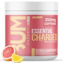 RAW predworkout prašek, Essential CHARGED (Citrus Grenivke) - Preworkout dodatek za moške, ženske - podpira fokus, Mood, Performance - Kofein, Alpha-GPC, L-Citrulin, Beta Alanine (25 strežb)