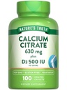 Resnica narave Kalcijev citrat z vitaminom D3 