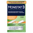 Zdravljenje okužbe z bakterijo Monistat 3-dnevno zdravljenje okužbe z bakterijo Yeast za ženske, 3 Mikonazol Vaginalne hranilnice in zunanja krema proti srbenju (9g tube) Combo pakiranje