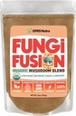 XPRS Nutra Fungi Fusion Ekološka goba v prahu mešanica, Premium mešanica levje grive, Reishi, Chaga, Cordyceps za mentalno jasnost, kognicijo, energijo in imuniteto - 8 Ounce