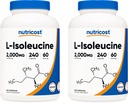Nutricost L-izolevcin 2000 mg na obrok, 240 kapsul na steklenico (2 steklenici)