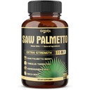 11in1 Saw Palmetto Kapsule z Ashwagandha, Turmeric, Tribulus, Maca, Zeleni čaj, Ginger, Sveti Basil & Več - Zdrava prostata in podpora za lase - 180 Count 6-mesečna dobava