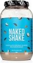 Naked Shake - čokoladni mandljevi proteini v prahu - aromatizirane beljakovine na osnovi rastlin iz ameriških in kanadskih kmetij z MCT oljem, brez glutena, brez soje, brez GSO ali umetnih sladil - 30 postrežb