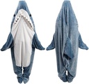 Morski pes Onesie, morski pes Onesie Adult, morski pes Spalna vreča za odrasle (XXL)