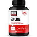 FORCE FACTOR Glycine za spodbujanje sproščanja in mirnega spanja, podporo Kognitivne funkcije, ravnotežje razpoloženja in zdravje živcev, 100 zelenjavnih kapsul