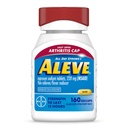 Aleve Gelcaps z enostavno odprtim Artritis Cap, Naproxen natrij, Zdravila za artritis bolečine, 160 Count