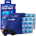 CryoMAX Cold Pack, za večkratno uporabo, 8 urni paket za hladno terapijo, majhen, 6"x 6" (paket po 2)