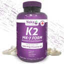 K2 MK-7 330, Naka Platinum K2 (MK-7 Form) 330 Veggie Caps - Ekskluzivna velikost: 300 + 30 Free, 330 Count