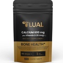 DUAL Kalcijevo zdravje kosti Dodatne tablete, 600 mg, 100 Število
