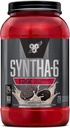 BSN SYNTHA-6 Edge Protein Powder, s hidroliziranim sirotkinim, micellarnim kazeinom, izolatom mlečnih beljakovin, nizko vsebnostjo sladkorja, 24g beljakovin, piškotki N krema, 28 servov