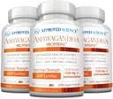 Odobreno Znanost Ashwagandha 1500mg z Bioperine® in Ginger- Boost Mood & Energija - 60 Veganske prijazne kapsule (3 steklenice)