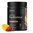 Gainful Caffeine Free Pre Workout Powder z Kreatine, Jagodna limonada Okus, Podpira moč, vzdržljivost, & recovery, BCAA, Beta Alanine, L-citrulin, Brez umetnih sestavin, 20 Servinga