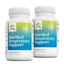 Terry Seveda BosMed dihalna podpora - Respiratorna podpora dodatek - Zeliščni dodatek za pljučno podporo - Zdravi pljučni dodatek za čisti bronhialni prehod - 60 Softgels (Pack od 2)