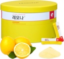 LEMONA Official Vitamin C Powder 500mg Korea Supplements Imunska podpora B6, B2, On-The-Go Packets Vitamin zdravo življenje, Enostaven za vsakodnevno energijo Boost Korejska hrana Prigrizki Lemon (120Sticks)