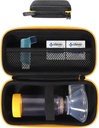 GETGEAR Astma Inhaler Holder primer, Kompakten in Sturdy primer za Handy Ventolin Inhaler za odrasle in otroke (CASE SAMO) (črna)